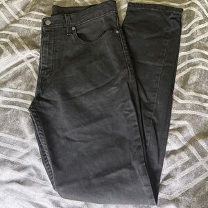 Levi's Men's 512 Jeans Size 34W L34 Black Gray